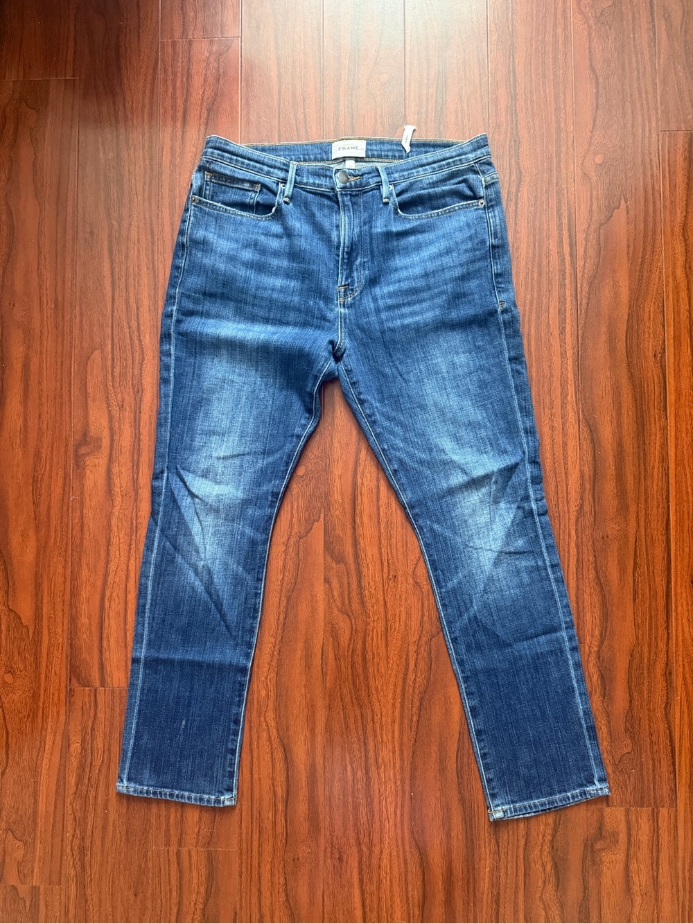 Frame Denim Women's Le Beau Jeans - Blue Wash